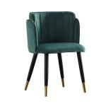 Custom Leather Solo Sofa Chair Four Feet Hotel Restaurant