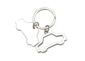 Wholesale UV Printing Metal Keychain Holder Car 3mm Thickness Advertising Gift from china suppliers