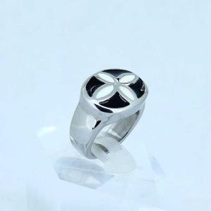 Wholesale FAshion 316L Stainless Steel Ring With Enamel LRX119 from china suppliers