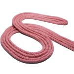 Braided 100% Round Cotton Cord 5mm Drawstring Cord Webbing Pink