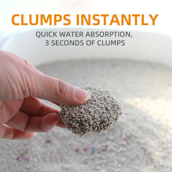 Customized Scented Bentonite Cat Litter No Dust Clumping Formula Wholesale Cat Sand Factory Direct