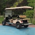 Electric Street Legal 6 Passenger Golf Cart With Solar Panel 1000kg Load