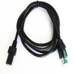 Multi Color 12 V USB Power Cable / USB Splitter Cable POS Terminals 8 Pin
