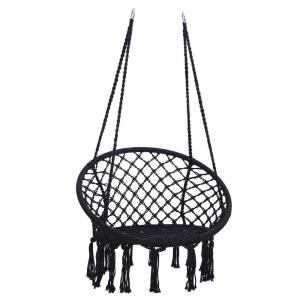 Wholesale Max 330Lbs hanging Living Room Office Chair Cotton Rope Hammock Swing Chair from china suppliers