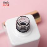 Round 15ml Gel Nail Polish Bottles Customized Logo For Brush And Cap