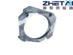 Black Metal Carbon Steel Plate Flame Cutting Parts Customizable German Standard