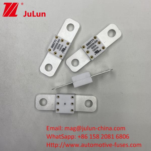 Short 500A 125VDC Circuit Protection Battey Fuse Small Size High Current Rating