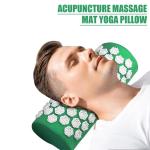 Massager Cushions Lotus Acupressure Mat Pillow Head Neck Anti Stress Needle