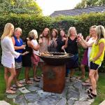 Corten Steel BBQ Grill Wood Burning Barbecue Grills Metal Smoker Grill