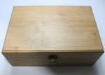 Large Handmade Wood Gift Packaging Boxes With Hinge Metal Lock Lids
