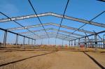 Earthquake Proof Prefab Steel Frame House , Blast Cleaning Cold Formed Steel