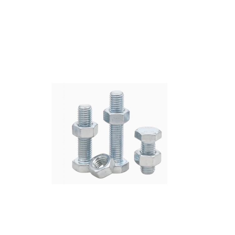 DIN933 Zinc Plated Grade 8.8/10.9 Galvanized Hex Bolts and Nuts SUS304 25mm 45mm 60mm