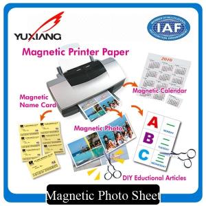Wholesale Inkjet Magnetic Printer Paper , Printable Magnetic Paper Vivid Color Output from china suppliers