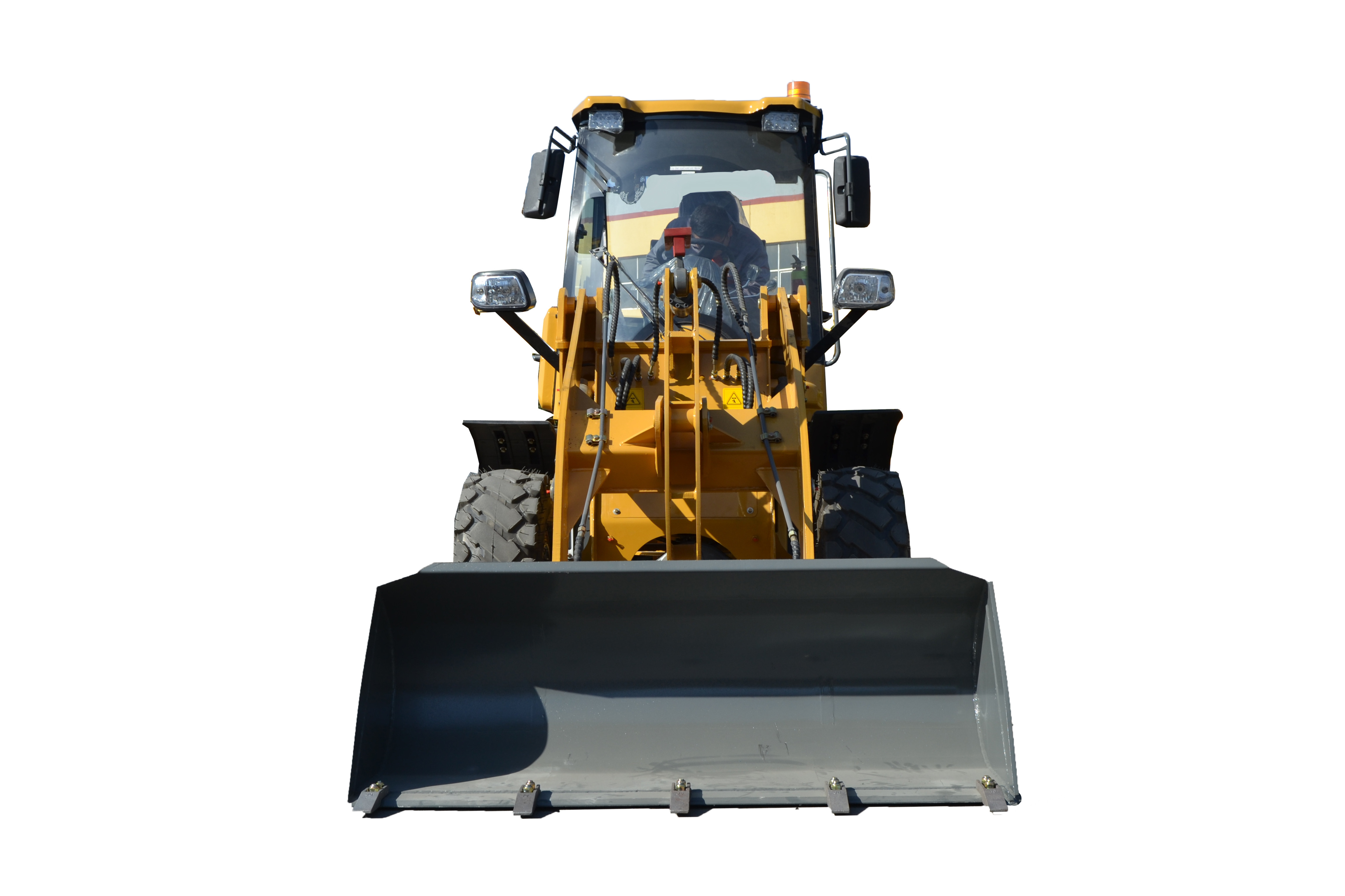 1 Ton 4 Wheel Drive Loader Xinchai 490 Diesel Small Electirc Wheel Loader