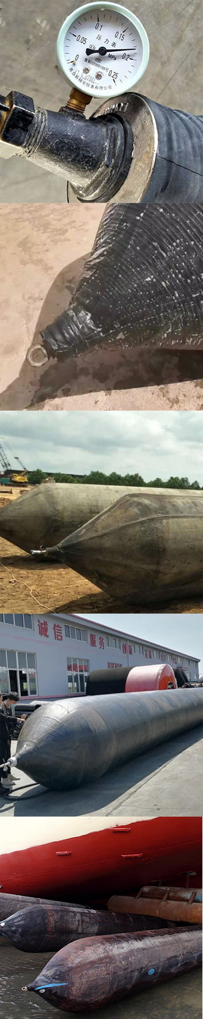 Pneumatic Rubber Marine Airbag For Ship Launching And Lifting