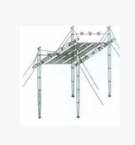 China Emergency Restoration Climbing Antenna Tower With Aluminum Crossing Structure on sale