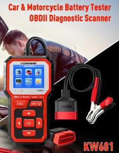 Wholesale OBD Diagnose EFB AGM KONNWEI Battery Tester 0.77W For Car from china suppliers