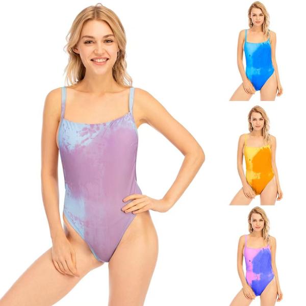 Ladies One Piece Swimsuit change colour style Bikini Swimsuit Beach Halter