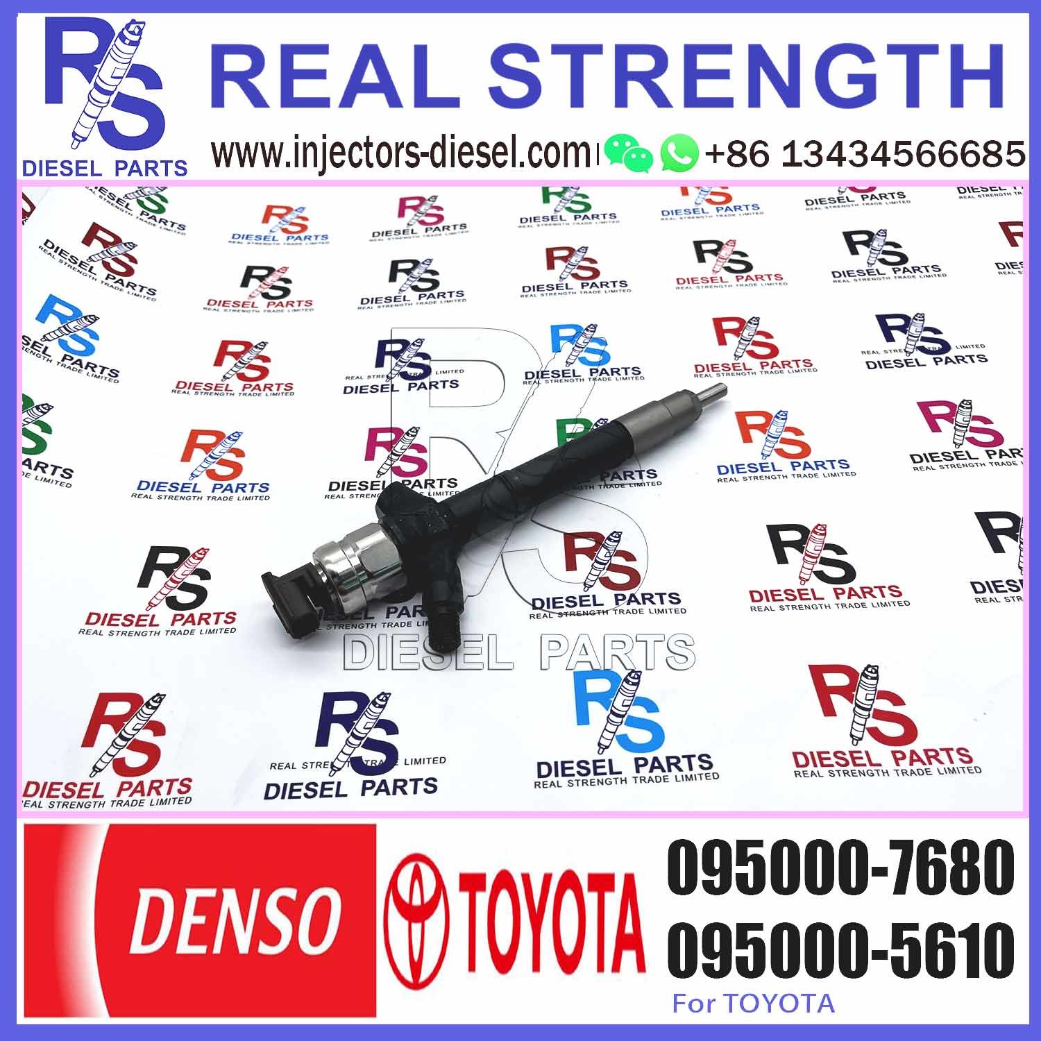 New Diesel Fuel Injector Nozzle 23670-0R180 Common Rail Injector 095000-7680