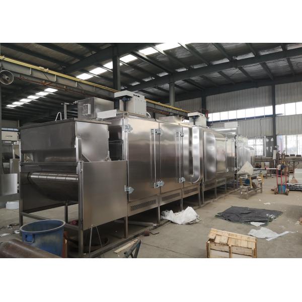 Soybean Cashew Nut Roasting Machine , Continuous Peanut Drying Equipment