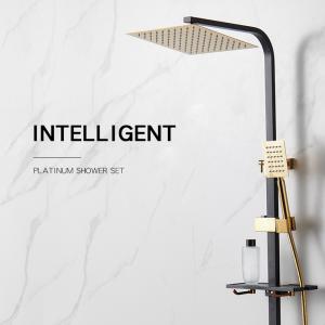 Wholesale 4 Way Wall Mount Ceiling Bathroom Rain Showers Set 304 Stainless Steel from china suppliers