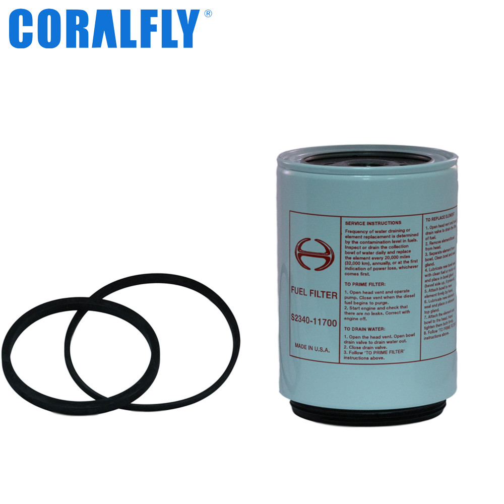 CORALFLY OEM ODM Truck HINO Fuel Filter S2340-11700