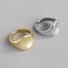 Buy cheap Lanciashow Gold Plated 925 Sterling Silver Jewellery Oval Open Ring For Women from wholesalers