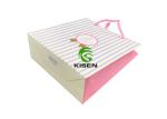 4 Colors Coated Paper Handle Shopping Bags With Handles Spot UV OEM Service