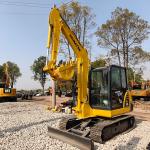 Used Mini Excavator Komatsu PC56-7 Second Hand Crawler Digger 34.5KW Rated Power