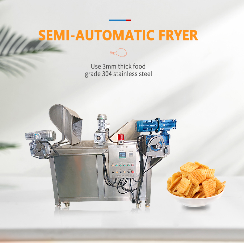 Automatic Stir Fryer Machine for Snack Food Pellet Cheetos Churros Doritos Chin Chin