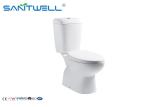 Compact Close Coupled Toilet Washdown Two Piece WC 670*365*800 mm Size