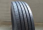 Reinforced 11R 22.5 Truck Tires , Low Rolling Resistance Tires 4 Zigzag Grooves