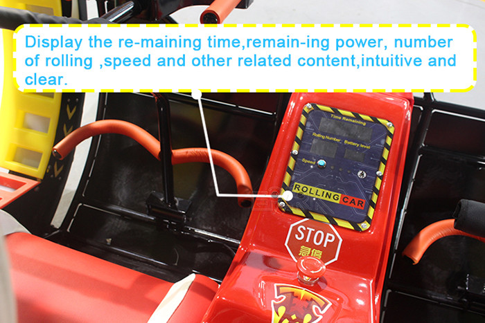 360 Degree Amusement Park Rolling Car Double Players Le Bar Electric Leswing Happy Car
