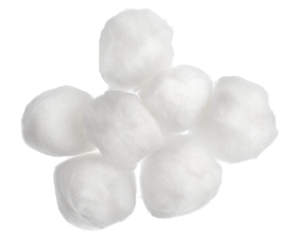 Sterile Cotton Wool Balls Medical Materials & Accessories Class III White Personal Care 100% Cotton 200 Pcs Per Bag
