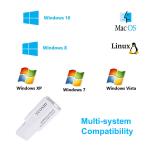 Dual Band USB WiFi Adapter 600Mbps For Mac OS Windows Vista