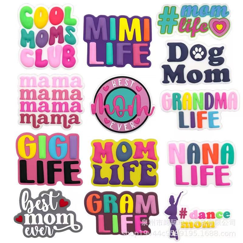 Beach Bag Toys Keychain Multicolor PVC Soft Rubber Bogg Bag Charms