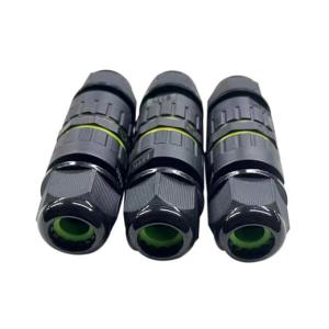 Wholesale IP67 Waterproof Circular Connector With PA6 Nylon Material And Gilded Brass Metal from china suppliers