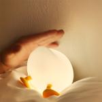 E-PURCHASING Duck Night Light Cute Animal Silicone Timing Nursery Night Light