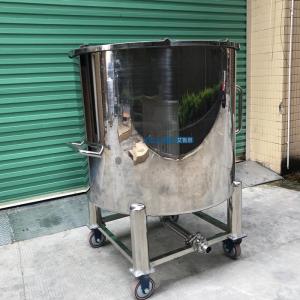 Wholesale 200L Half Open Hang Lid Liquid Alcohol Chemical Storage Equipment Stainless Steel Storage Tank from china suppliers