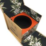 Customized Brand Printed Magnetic Flip Shaped Box Jewelry Cosmetics Fragrance
