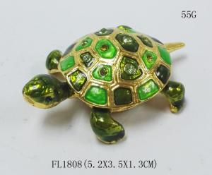 Wholesale Mini Sea Turtle Trinket Box Decorative Storage Box for Jewelries mini Turtle trinket jewelry box from china suppliers