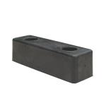 Rubber Accessories Upstand HeACavy Duty Black Rubber Buffer On A Steel Angle