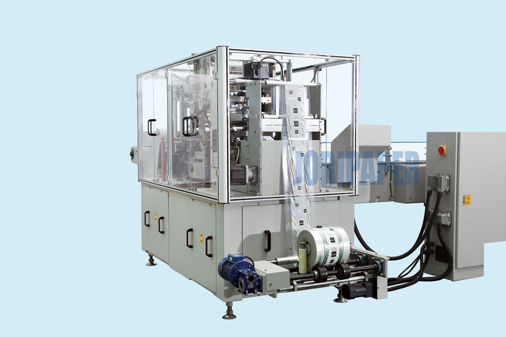 80bags/min Nylon and Plastic Film Facial Tissue Paper Napkin Wrapping and Packing Machine