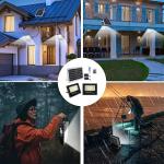 110w Outdoor Courtyard Led Solar Powered Flood Lamps Ip67 Waterproof