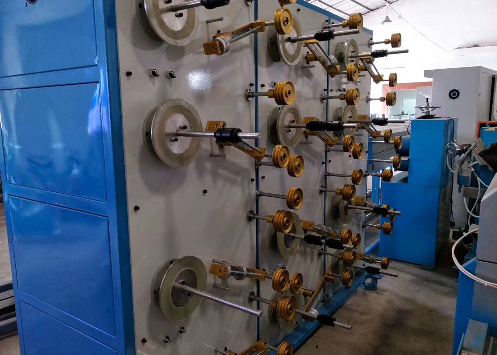 50 Fiber Secondary Coating Line Cable Extrusion Line Machine For Fiber Cable