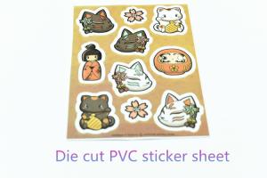 Wholesale Easy Tearing japanese style Die Cut PVC Sticker Sheets from china suppliers