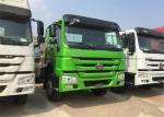 6x4 10 Wheel Diesel Blue Head Box Engine Semi Flatbed Trailer