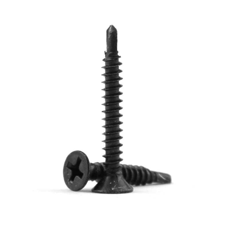 Flat Head Self Tapping Screw DIN Standard Countersunk Cross Drill Tail Screw for Market