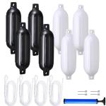 Boat Bumpers 8x27 Boat Fender Twin Eye 4-Pack