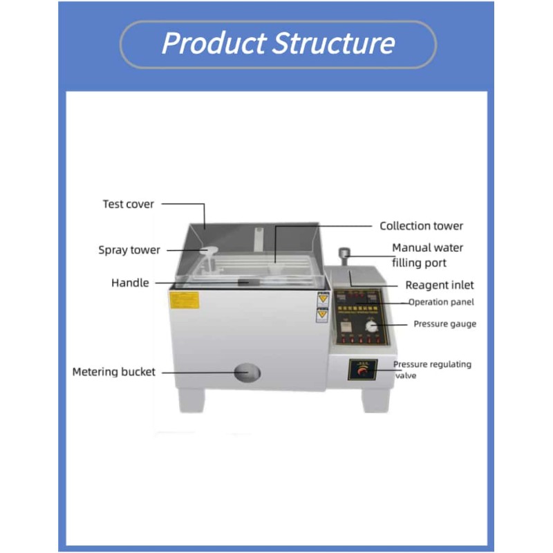 General-purpose Corrosion-resistant Salt Spray Testing Machine for Laboratory, Simulated Salt Spray Test Environment Tester